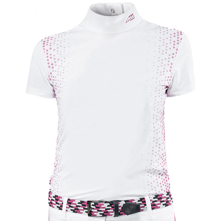 Junior Shirt Jiji White in the group Equestrian Clothing / Riding Shirts / Show Shirts at Equinest (0739H0501423730_V_r)