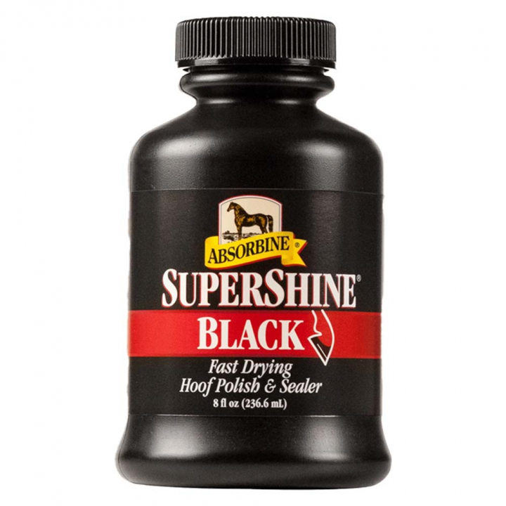 Hoof Polish Supershine 236 ml Black in the group Grooming & Health Care / Hoof Care at Equinest (0809SV)