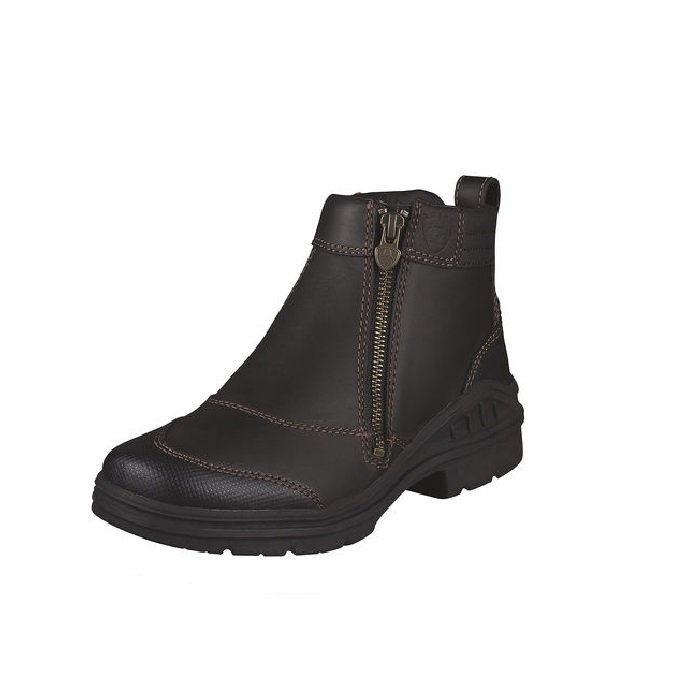 Barnyard Side Zip Brown 36.5 in the group Riding Footwear / Jodhpur Boots & Yard Boots at Equinest (10003562BR-36_5)