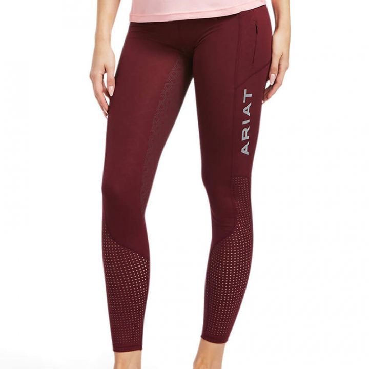 Riding Tights EOS Full Seat Burgundy in the group Equestrian Clothing / Riding Breeches & Jodhpurs / Riding Tights & Riding Leggings at Equinest (10025580Vn_r)