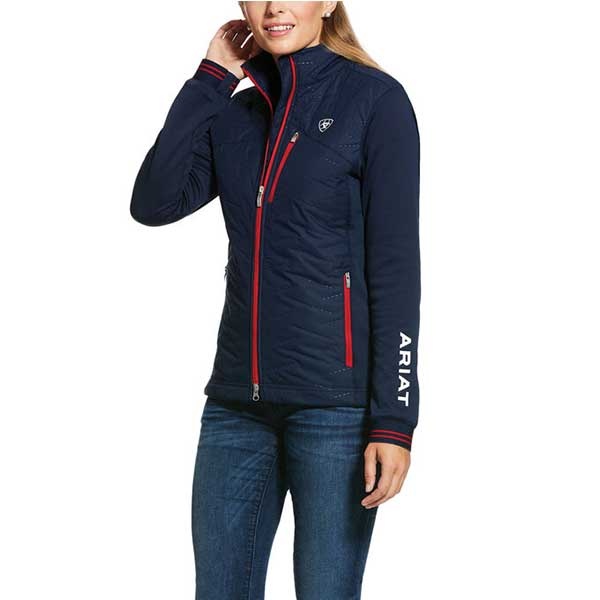 Hybrid Jacket Navy in the group Equestrian Clothing / Coats & Jackets / Riding Jackets at Equinest (10030413_M_r)