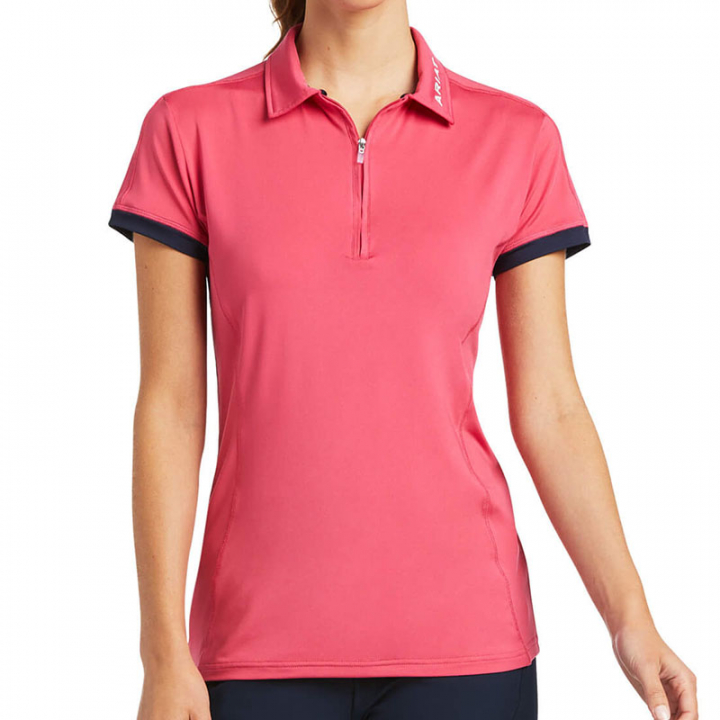 Polo Bandera 1/4 Zip Pink in the group Equestrian Clothing / Piques at Equinest (10039188Rs_r)