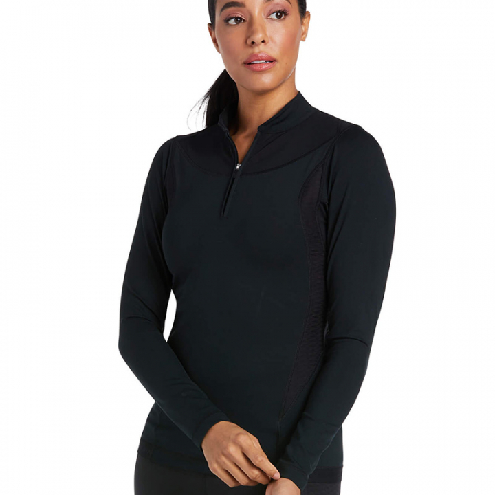 Sweater Ascent 1/4 Zip Black in the group Equestrian Clothing / Sweaters & Hoodies at Equinest (10039197Sv_r)
