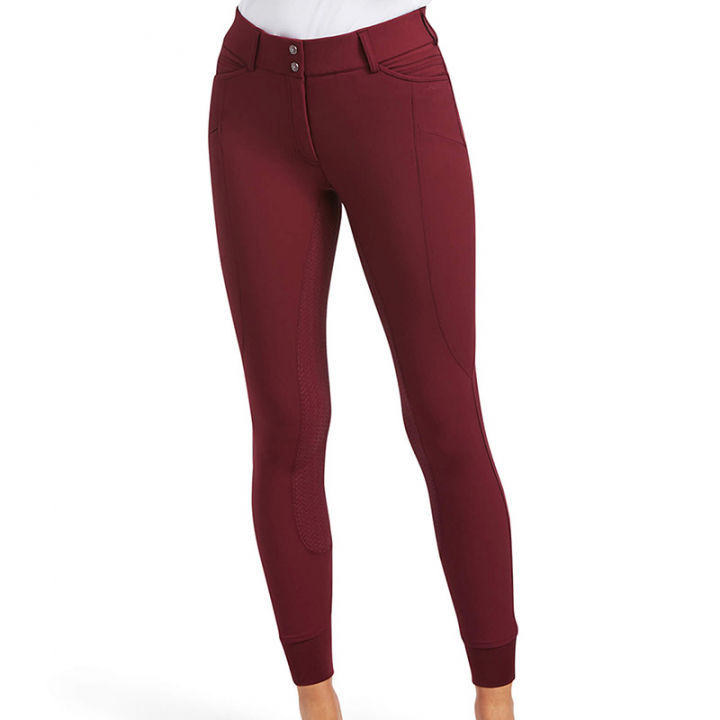 Riding Breeches Prelude Full Seat Burgundy 34 in the group Equestrian Clothing / Riding Breeches & Jodhpurs / Breeches at Equinest (10039492Vn_r)