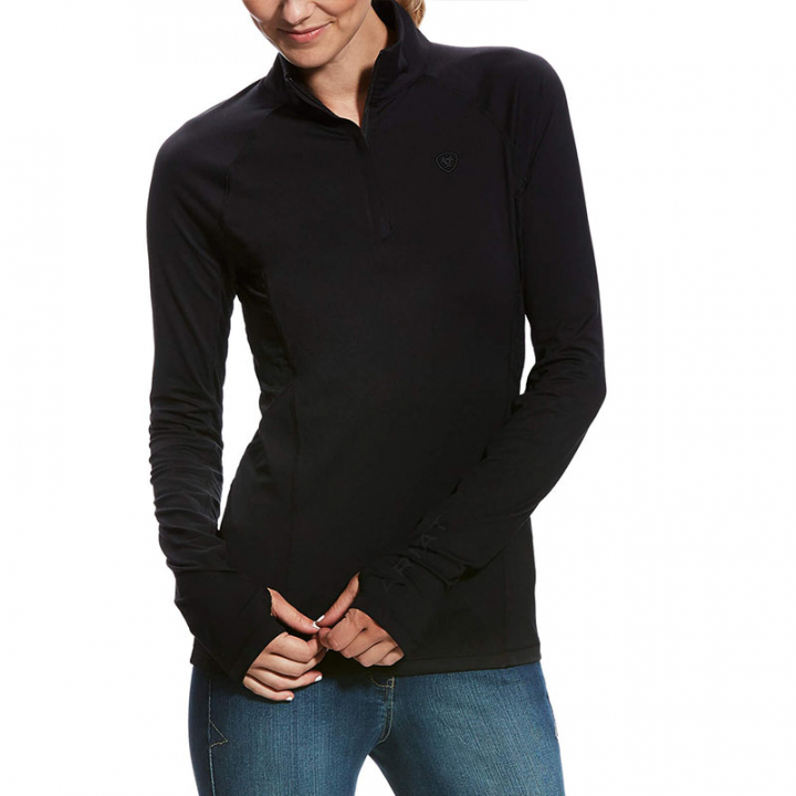 Sweater 1/4-Zip Lowell 2.0 Black in the group Equestrian Clothing / Sweaters & Hoodies at Equinest (10041207Sv2_r)