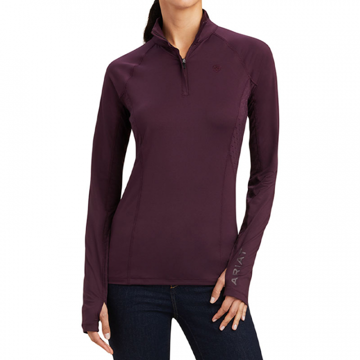 Sweater 1/4-Zip Lowell 2.0 Wine Red in the group Equestrian Clothing / Sweaters & Hoodies at Equinest (10041207Vn_r)