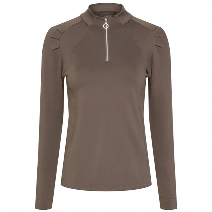 Performance Shirt Jemma 1/2 Zip Beige in the group Equestrian Clothing / Sweaters & Hoodies at Equinest (102171066BE)