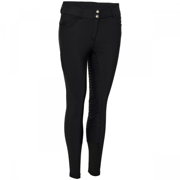 Winter Riding Breeches Janet Full Seat 0Softshell Black in the group Equestrian Clothing / Riding Breeches & Jodhpurs / Winter & Thermal Riding Breeches at Equinest (102203401BA)