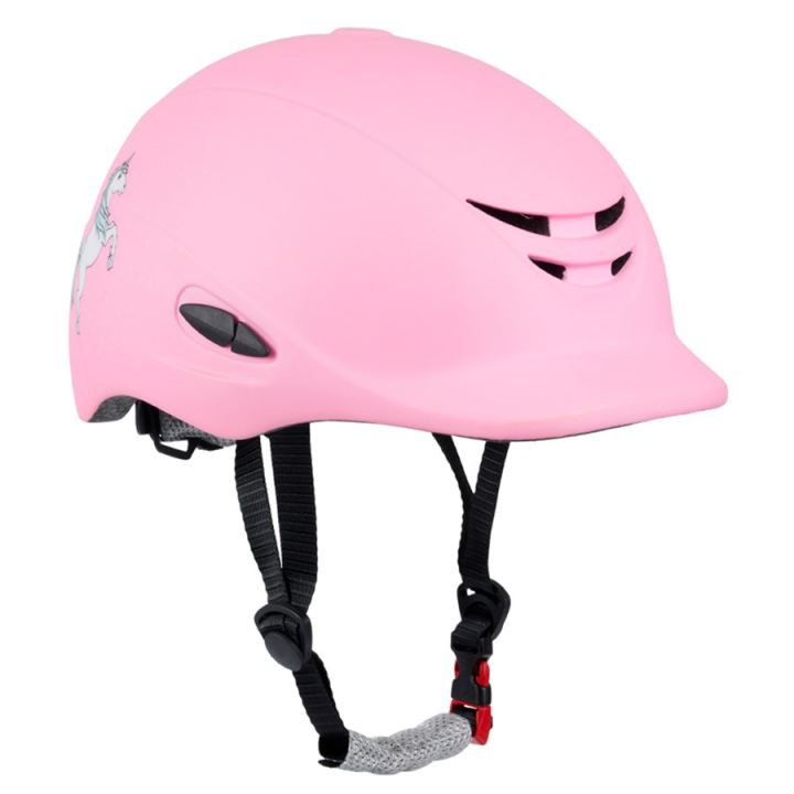 Riding Helmet Kizzy Jr Pink in the group Riding Equipment / Riding Helmets / Standard Visor Riding Helmets at Equinest (103041062PI)