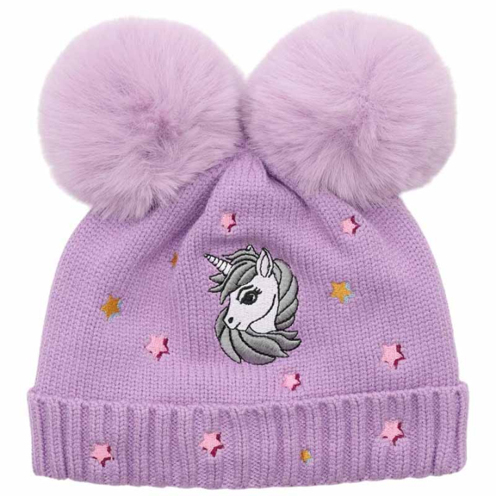 Beanie Kids/Junior Sif Unicorn Purple in the group Equestrian Clothing / Hats & Caps / Hats at Equinest (10445001834PU)