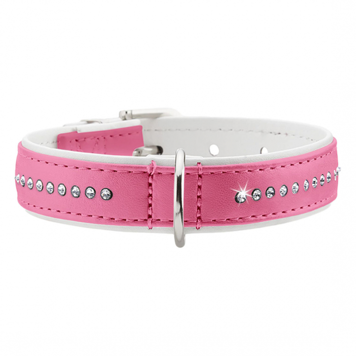 Dog Collar Modern Art Luxury Cerise in the group Dog / Dog Collars & Harnesses at Equinest (108014PI)