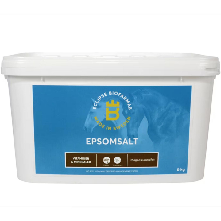 Epsomsalt MgSo4 6kg in the group Supplements / Horse Supplements / Vitamins & Minerals at Equinest (10869NE)