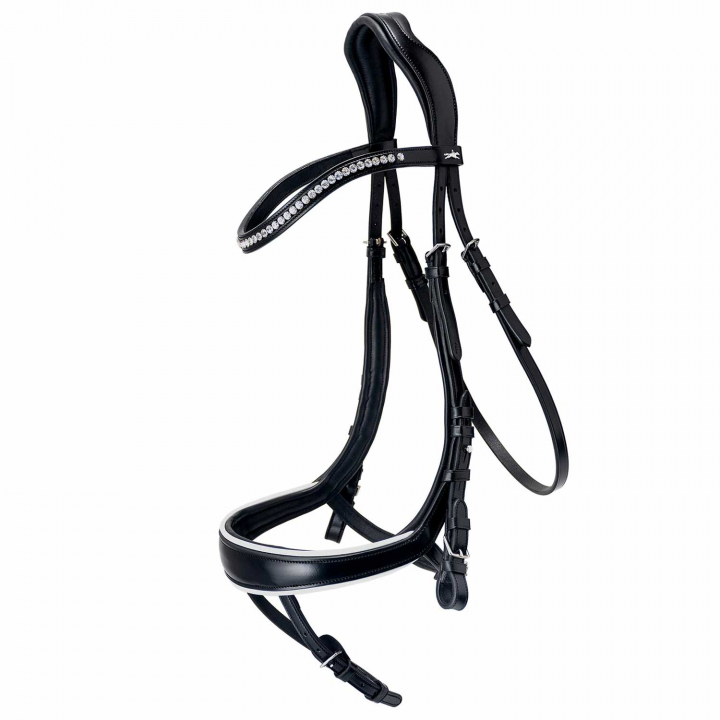 Bridle Equitus Beta White/Black in the group Horse Tack / Bridles & Browbands / Bridles at Equinest (1101-00045Vi_r)