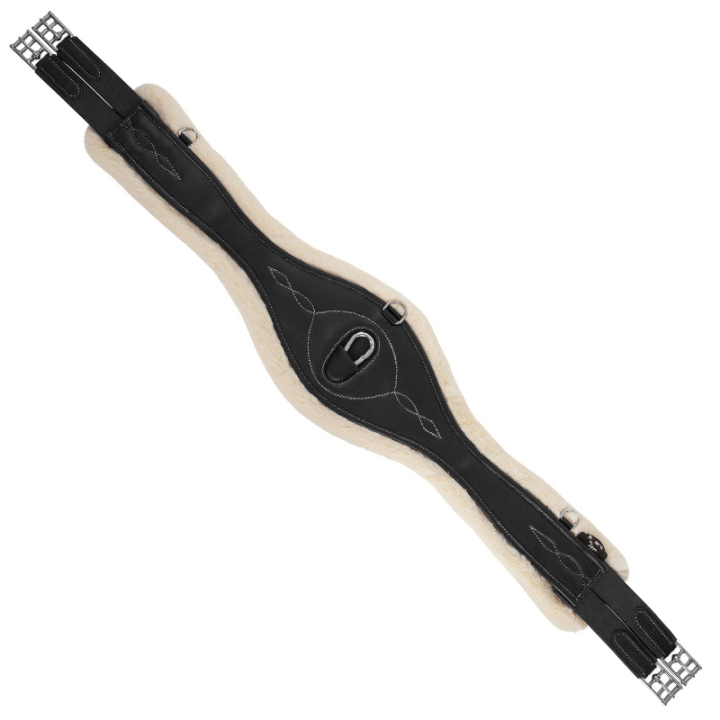 Saddle Girth Anatomisk Smart Synthetic Black in the group Horse Tack / Girths / All-Purpose Girths at Equinest (113211BA_r)