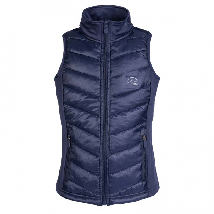 Children's Riding Vest Basel Style Navy in the group Equestrian Clothing / Vests at Equinest (11369JrMa_r)