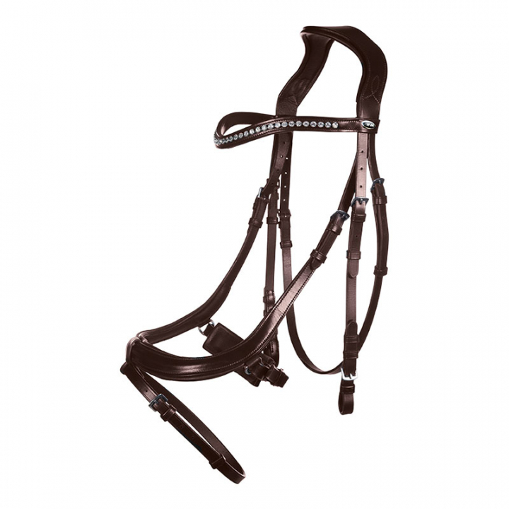 Bridle with Reins Anatomic Crystal Brown in the group Horse Tack / Bridles & Browbands / Bridles at Equinest (11832Br_r)