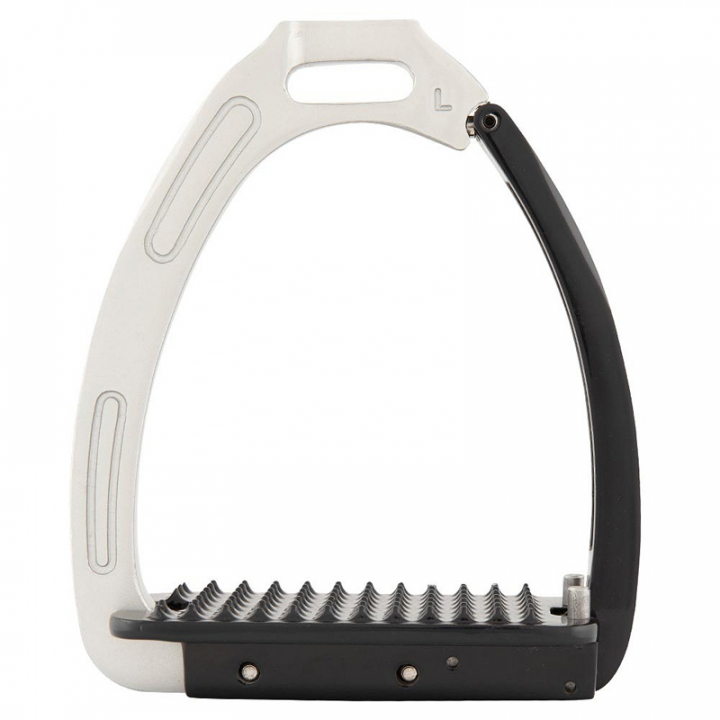 Stirrups Lavarone Silver/Black in the group Horse Tack / Stirrups at Equinest (121026SIBA)