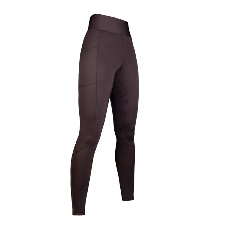 Riding Leggings Highwaist Style Brown in the group Equestrian Clothing / Riding Breeches & Jodhpurs / Riding Tights & Riding Leggings at Equinest (12277Gr_r)