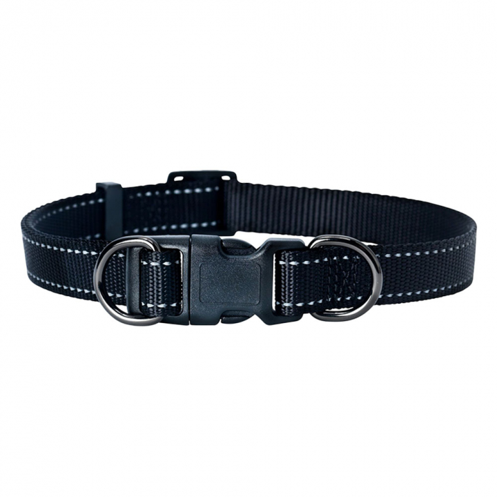 Dog Collar Iris Nylon Black in the group Dog / Dog Collars & Harnesses at Equinest (123000BA)