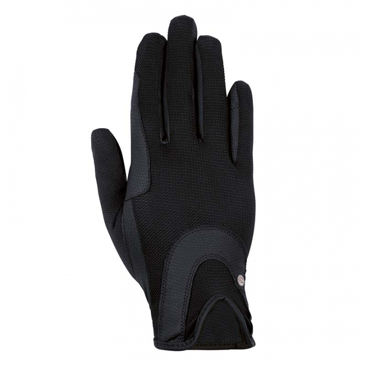 Riding Gloves Children's Grip Mesh Black in the group Equestrian Clothing / Riding Gloves & Yard Gloves at Equinest (12815JrSv_r)
