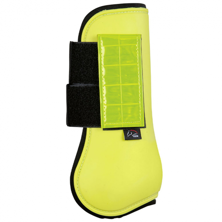 Tendon Boots Reflective Yellow/Black in the group Riding Equipment / Reflective Equestrian Wear at Equinest (12954YE)