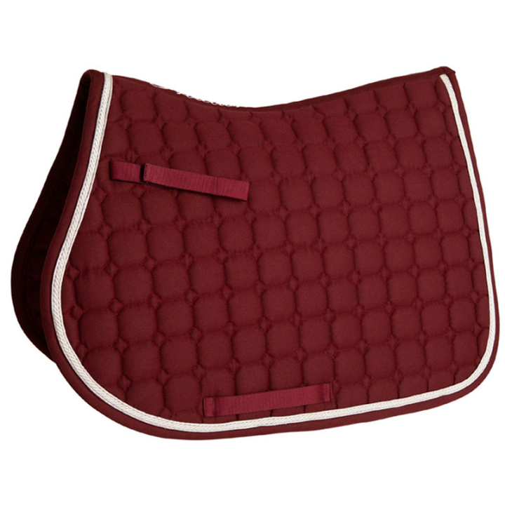 Saddle Pad Octagon Quilt Bordeaux in the group Horse Tack / Saddle Pads / All-Purpose & Jumping Saddle Pads at Equinest (132244WN_r)