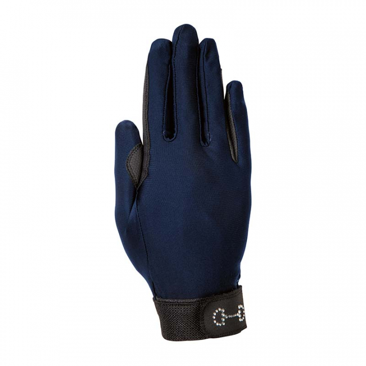 Riding Gloves Monaco Style Navy in the group Equestrian Clothing / Riding Gloves & Yard Gloves at Equinest (13236Ma_r)