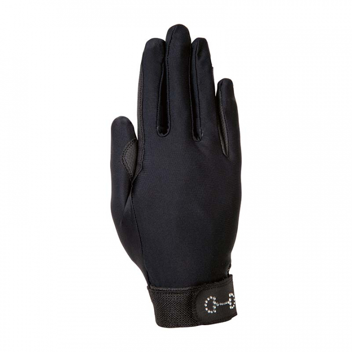 Riding Gloves Monaco Style Black in the group Equestrian Clothing / Riding Gloves & Yard Gloves at Equinest (13236Sv_r)