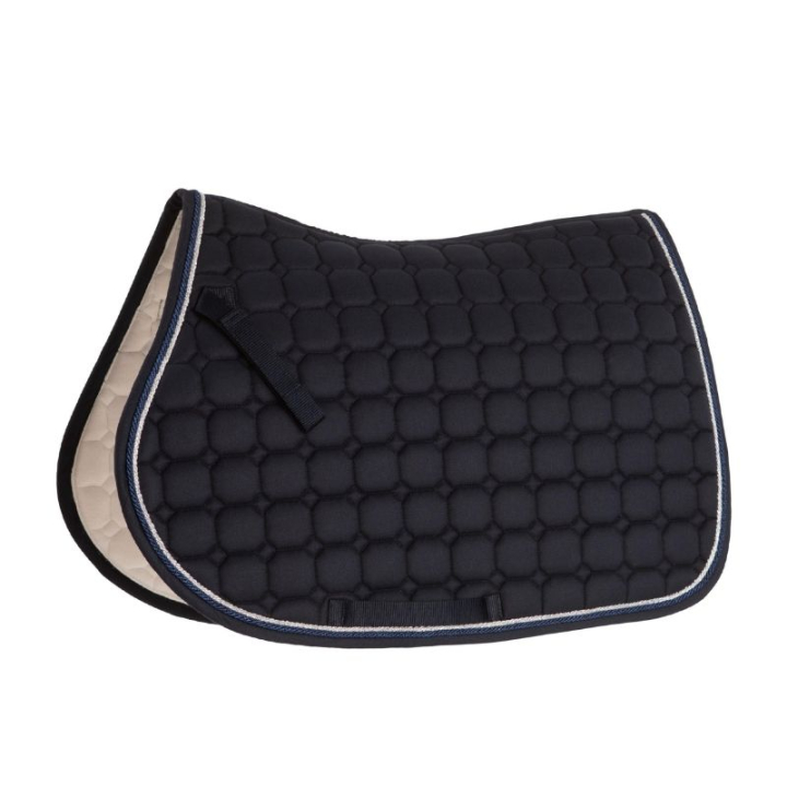 Saddle Pad Zari Shine Navy/Silver in the group Horse Tack / Saddle Pads / All-Purpose & Jumping Saddle Pads at Equinest (133314NASI_r)