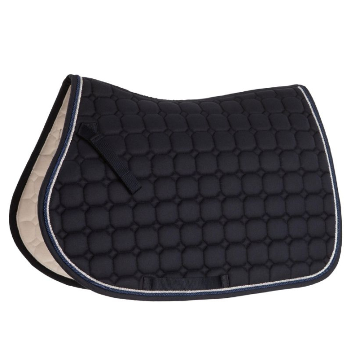 Saddle Pad Zari Shine Navy/Silver in the group Horse Tack / Saddle Pads / All-Purpose & Jumping Saddle Pads at Equinest (133314NASI_r)