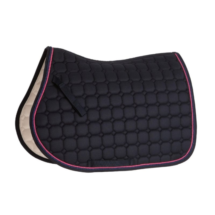 Saddle Pad Zari Shine Navy/Pink in the group Horse Tack / Saddle Pads / All-Purpose & Jumping Saddle Pads at Equinest (133334NAPI_r)