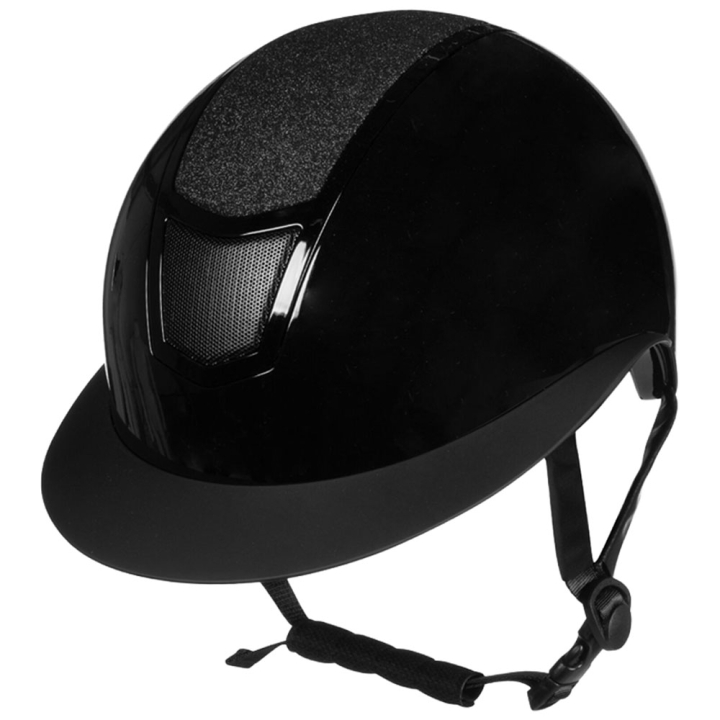 Riding Helmet Shiny Diamond Wide Peak Black in the group Riding Equipment / Riding Helmets / Wide Peak Riding Helmets at Equinest (137019100176BA_r)