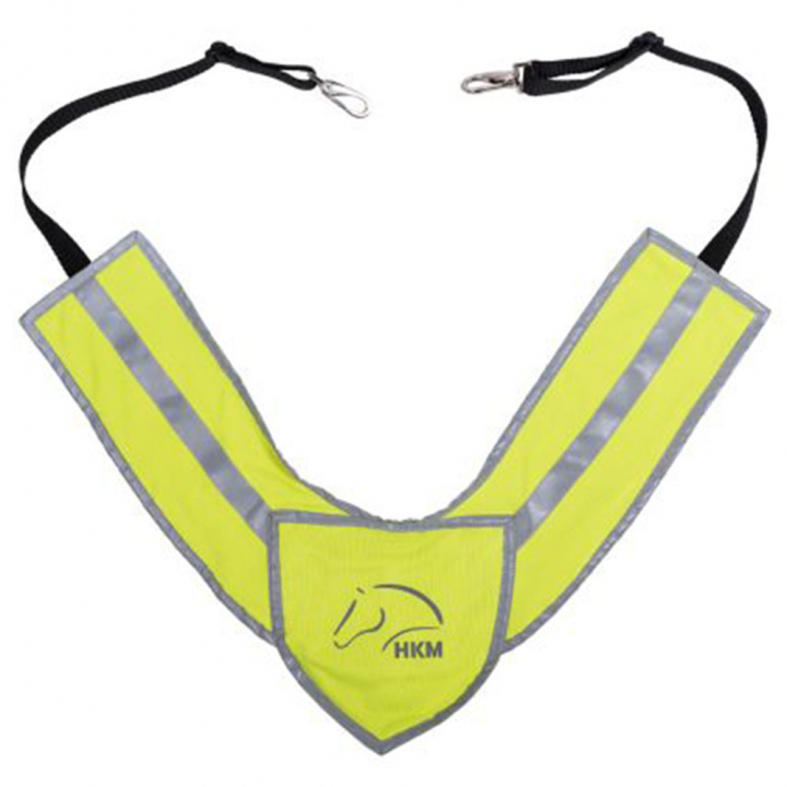 Breastplate Reflective Yellow/Silver in the group Riding Equipment / Reflective Equestrian Wear at Equinest (14194YE)