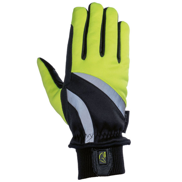 Winter Gloves Reflective Touch Yellow/Silver in the group Riding Equipment / Reflective Equestrian Wear at Equinest (14195YE)