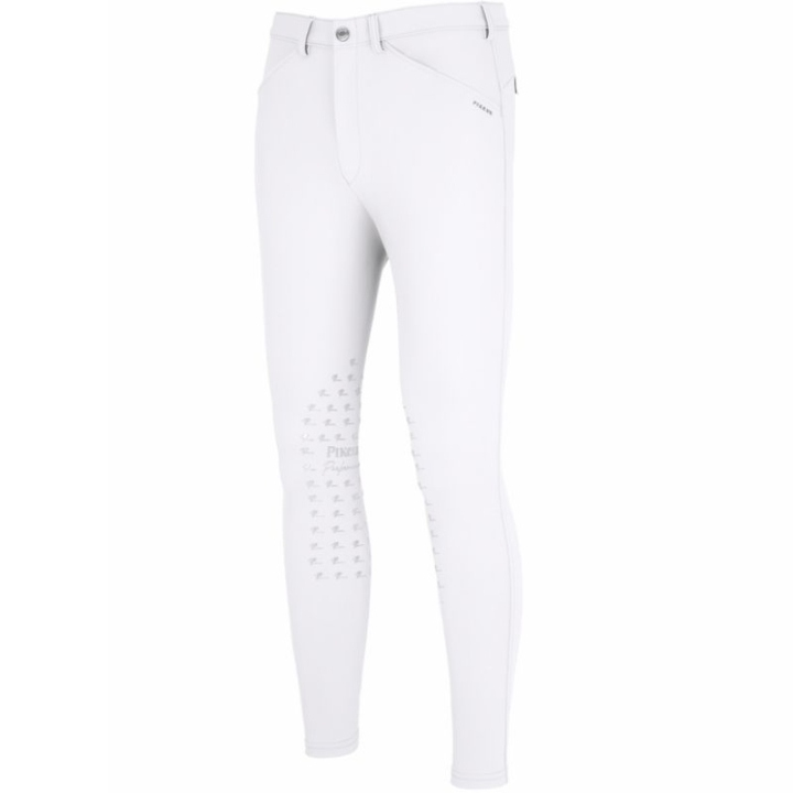 Men's Riding Breeches New Rodrigo SD Knee Grip White in the group Equestrian Clothing / Riding Breeches & Riding Tights / Breeches at Equinest (14760349WH_r)