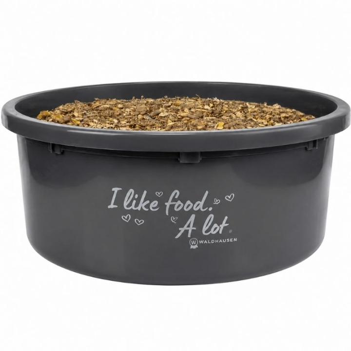 Feed Bowl with Lid XL 8L Grey in the group Stable & Paddock / Stable Supplies & Yard Equipment / Feeding Equipment at Equinest (1502710GR-8)