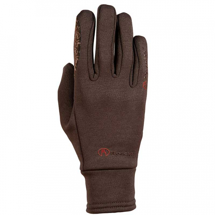 Warwick Polartec Riding Glove Brown in the group Equestrian Clothing / Riding Gloves & Yard Gloves at Equinest (18081524Br_r)