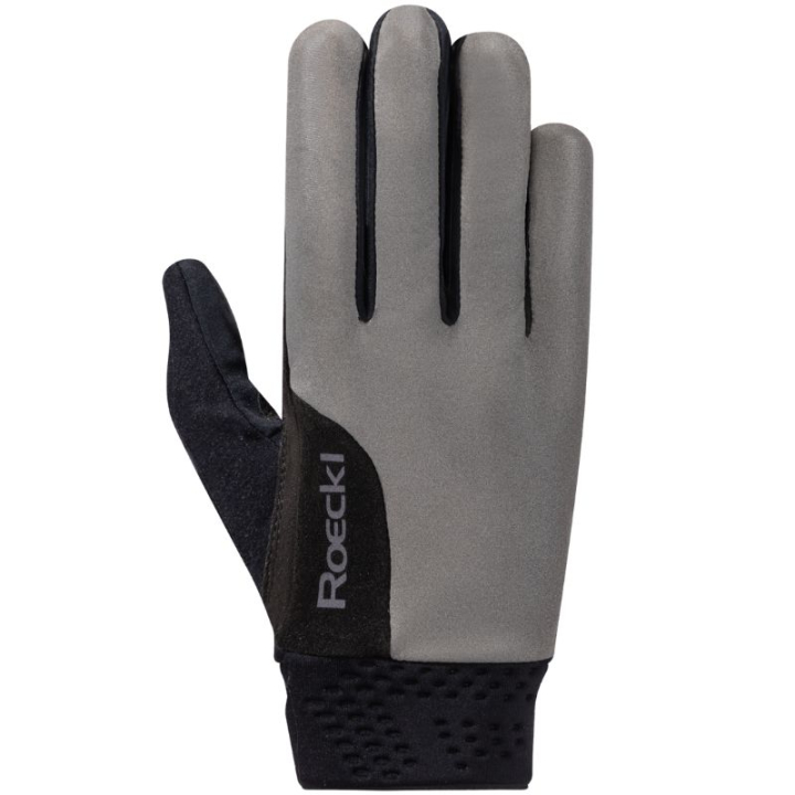 Riding Gloves Wolfach Reflective Grey in the group Equestrian Clothing / Riding Gloves & Yard Gloves at Equinest (180831004788GR_r)