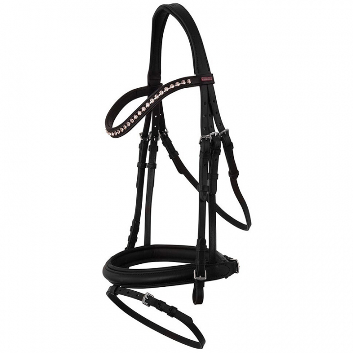 Anatomic Bridle Rennes with Reins Black in the group Horse Tack / Bridles & Browbands / Bridles at Equinest (181134BA)