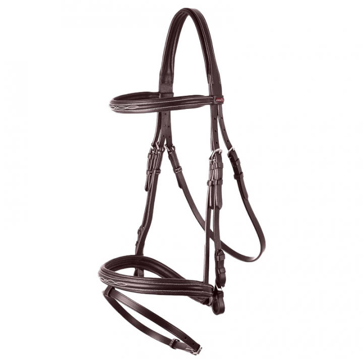 Anatomic Bridle Nancy with Reins Brown in the group Horse Tack / Bridles & Browbands / Bridles at Equinest (181138BR)