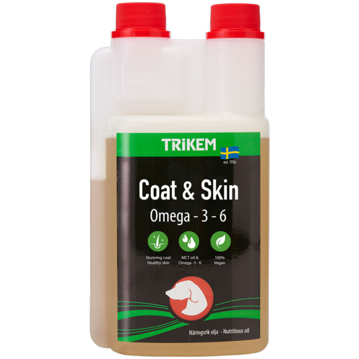 Coat & Skin 500ml in the group Supplements / Dog Supplements at Equinest (1845005-500)