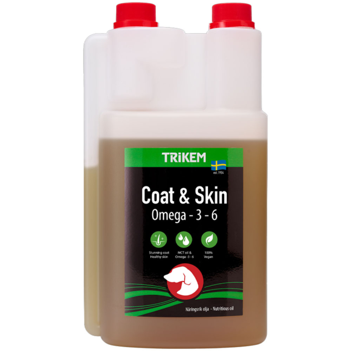 Coat & Skin 1000ml in the group Supplements / Dog Supplements at Equinest (1845010-1000)