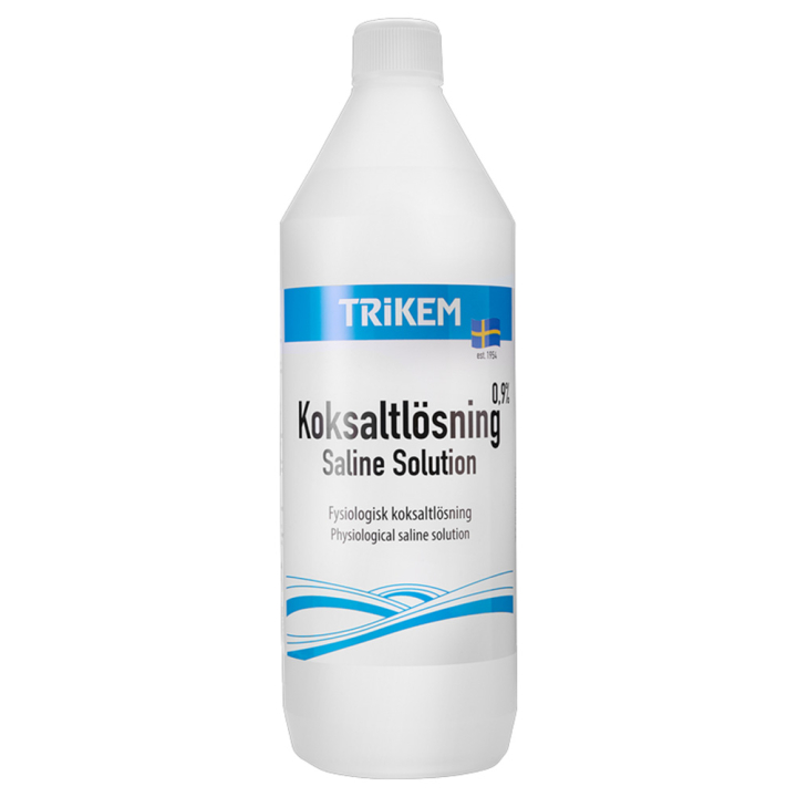 Saline Solution 1000ml in the group Grooming & Health Care / Wound Care / Wound Cleansers & Dressings at Equinest (1852100-1000)