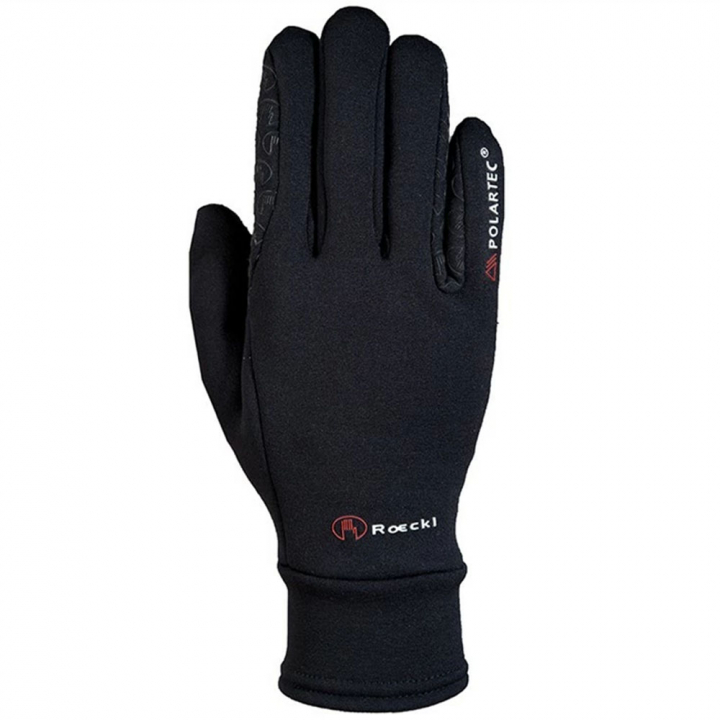 Riding Glove Jr Warwick Black in the group Equestrian Clothing / Riding Gloves & Yard Gloves at Equinest (1898305624)