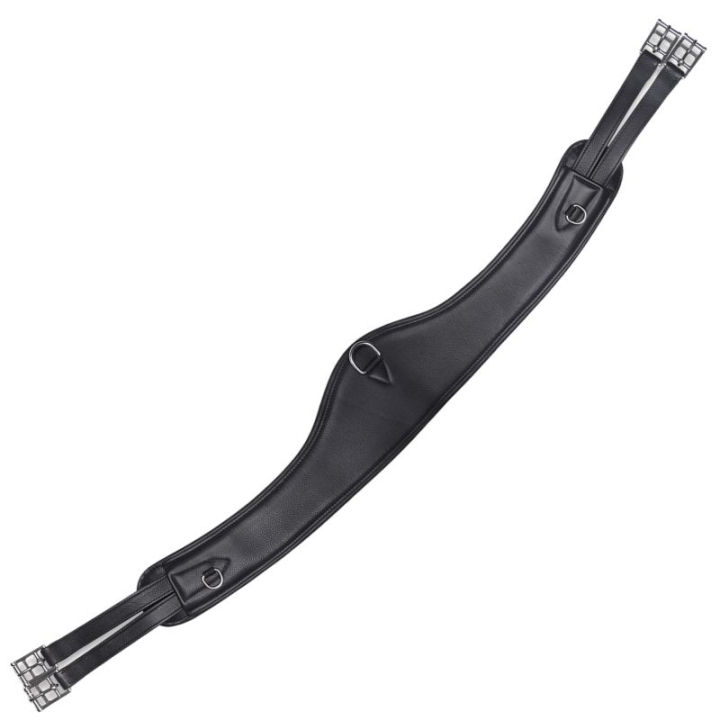 Girth Contour Half Moon Leather Black in the group Horse Tack / Girths / All-Purpose Girths at Equinest (19071011BA_r)