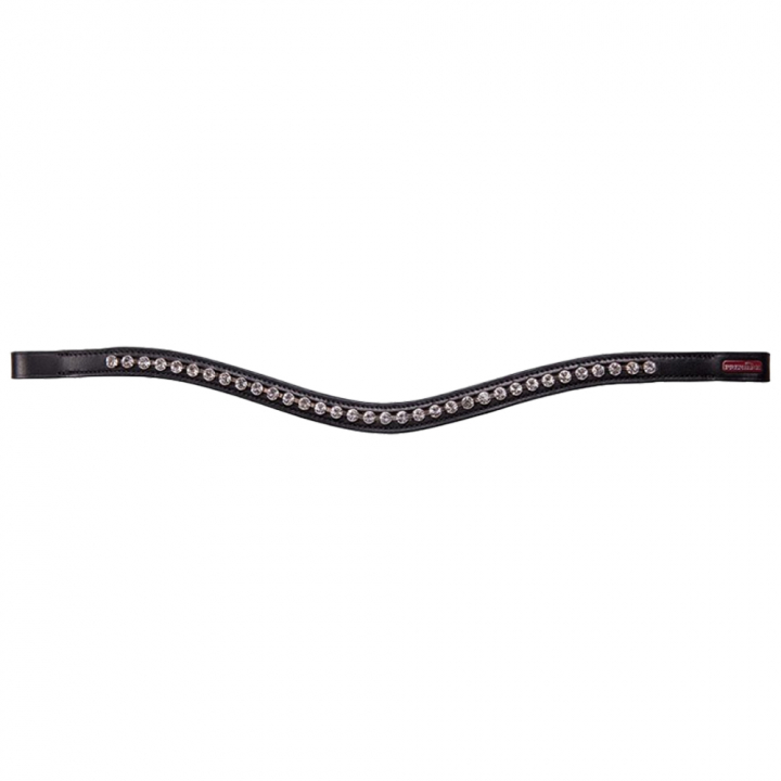 Browband Lyskamm Black/White in the group Horse Tack / Bridles & Browbands / Browbands at Equinest (192105BAWH)