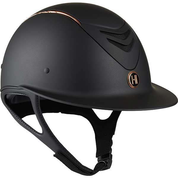 Advance Matte Rose Gold Pipe Black in the group Riding Equipment / Riding Helmets / Wide Peak Riding Helmets at Equinest (1K10080014Sv_r)