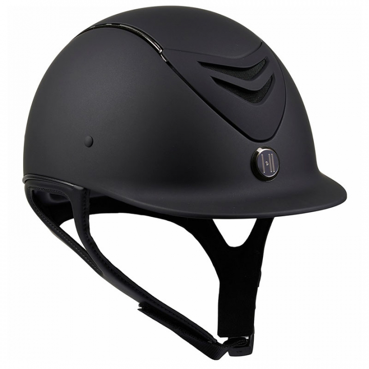 Riding Helmet Mips Defender Chrome Black in the group Riding Equipment / Riding Helmets / MIPS Riding Helmets at Equinest (1K25020Sv_r)