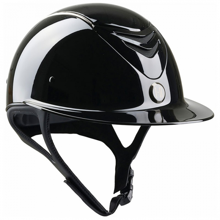 Riding Helmet Mips Avance Glossy Chrome 0Black in the group Riding Equipment / Riding Helmets / Wide Peak Riding Helmets at Equinest (1K75060Sv_r)