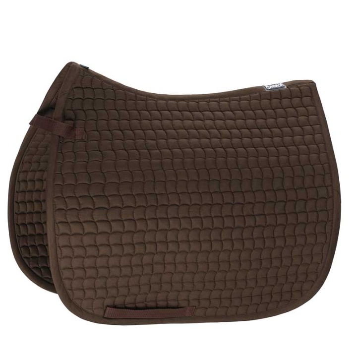 Dressage Saddle Pad Cotton Brown Full in the group Horse Tack / Saddle Pads / Dressage Saddle Pad at Equinest (2100002BR-F)